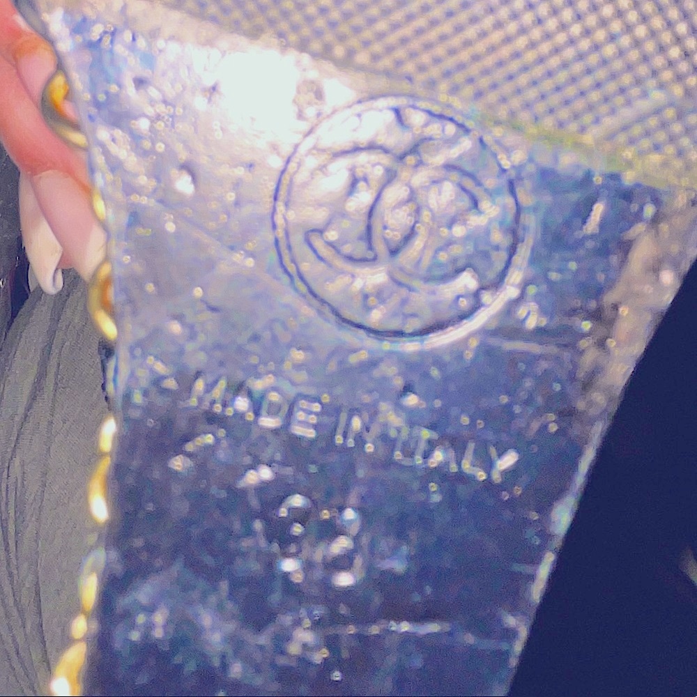 CHANEL black calve skin cc logo over the knee boot - Picture 14 of 14